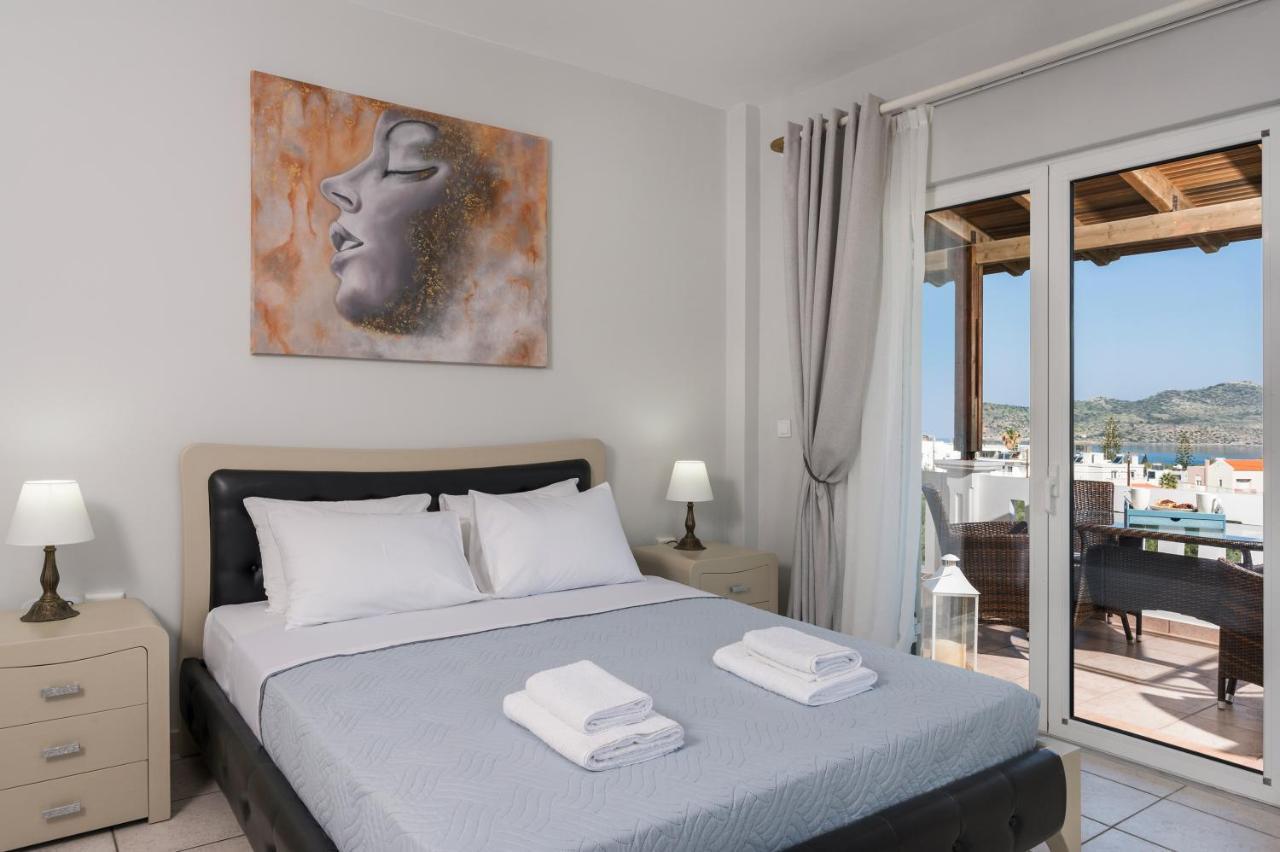 Casa De Philippe With Unique Seaview 2' From Beach Agia  Buitenkant foto