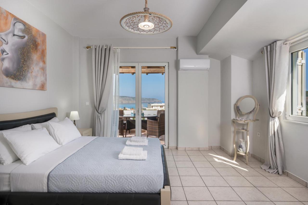 Casa De Philippe With Unique Seaview 2' From Beach Agia  Buitenkant foto